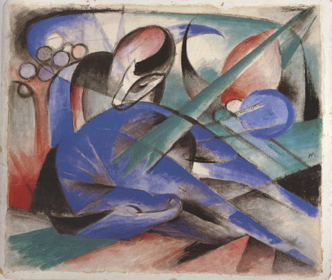 Franz Marc Horse Asleep (mk34)